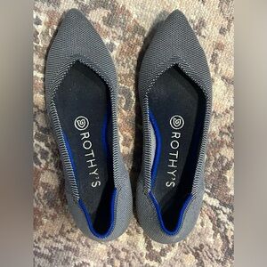 Rothy's Women's Gray and Blue Flats